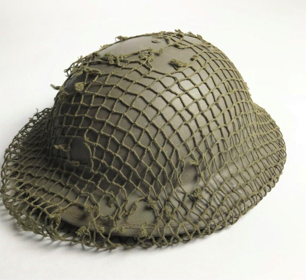 WW2 MK2 British Brodie Helmet with Net Covering