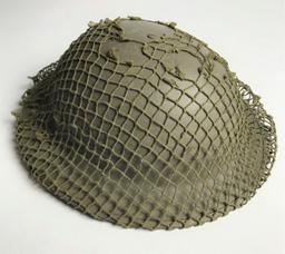 WW2 MK2 British Brodie Helmet with Net Covering