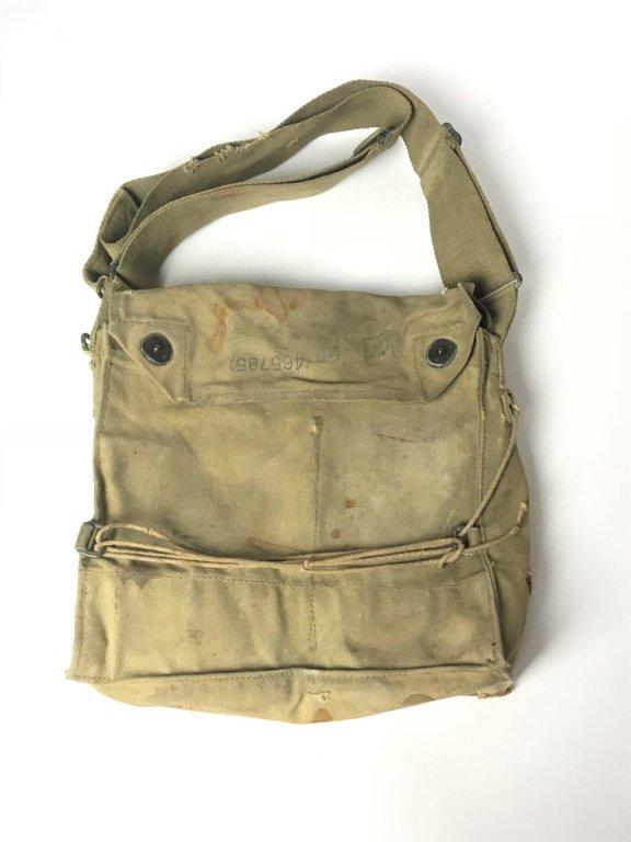 WW1 US Military Gas Masks Model C.E.M & Canvas Bag