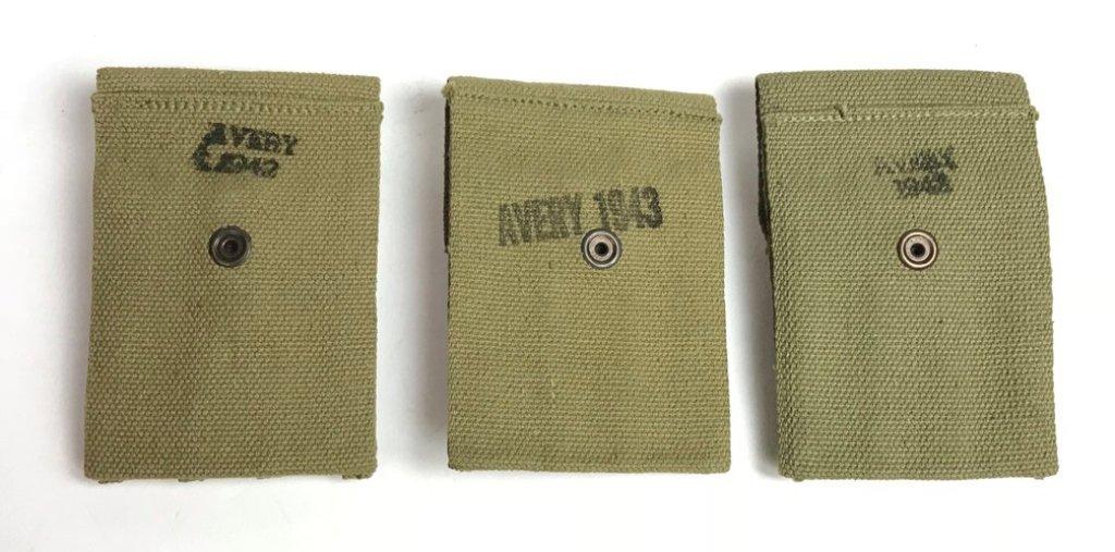 WW2 US Military M2 Ammunition Carrying Vest & 3 Am