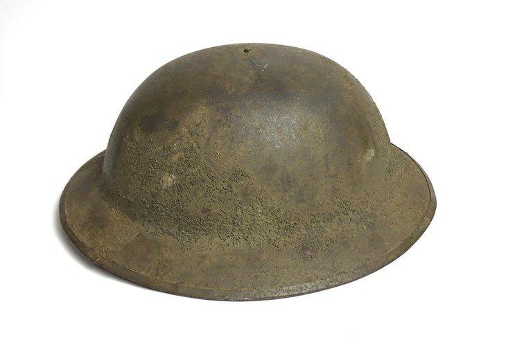 WWI US Army Doughboy Helmet Rough Textured Paint