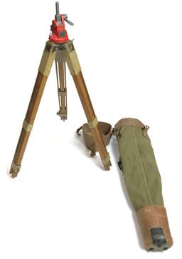 WW2 Military Folding Wooden Tripod