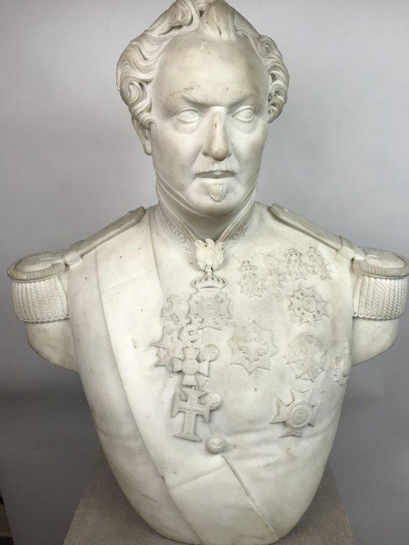 Unknown Soldier/Royalty Marble Bust