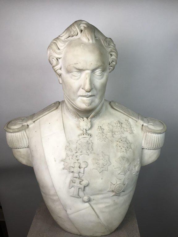 Unknown Soldier/Royalty Marble Bust