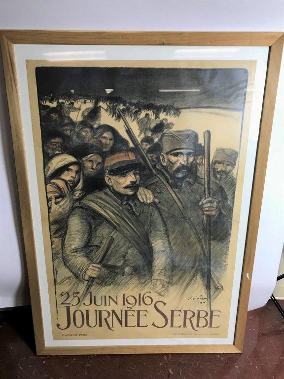 Steinlein 1916 "Journee Serbe 25 Juin 1916" Signed