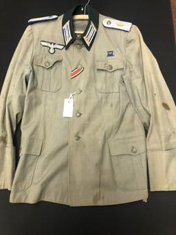 WWII German Army Medical OfficerÕs M36 Field Shirt