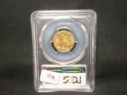 1915 INDIAN HEAD HALF EAGLE FIVE DOLLAR GOLD COIN PCGS MS-63