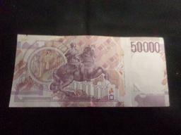 1992 50000 Lire Cinquantamila