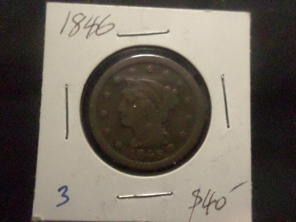 1846 LARGE CENT