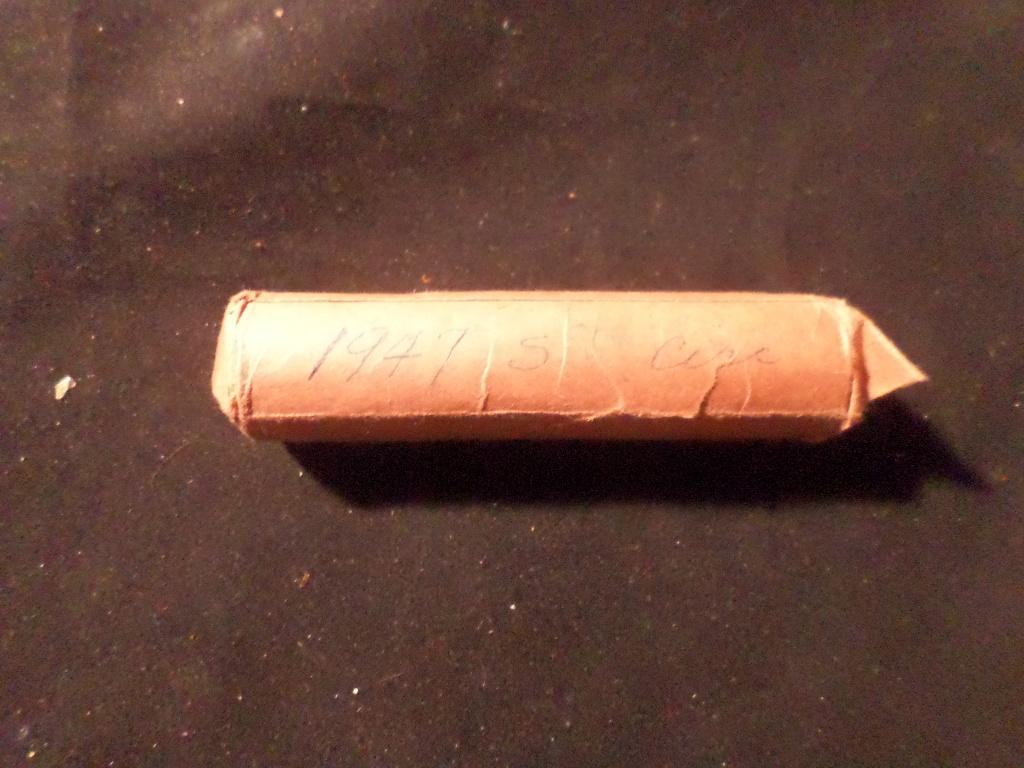 1 ROLL OF 1947 S WHEAT PENNIES