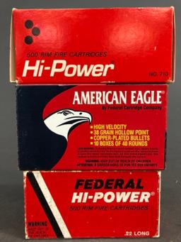 1,500 rounds of Federal 22 LR