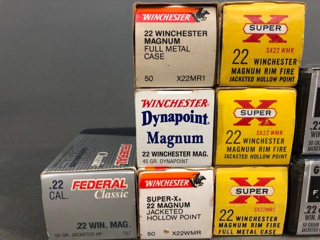 750+ rounds of assorted 22 Magnum