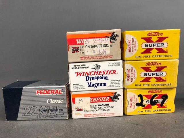 750+ rounds of assorted 22 Magnum