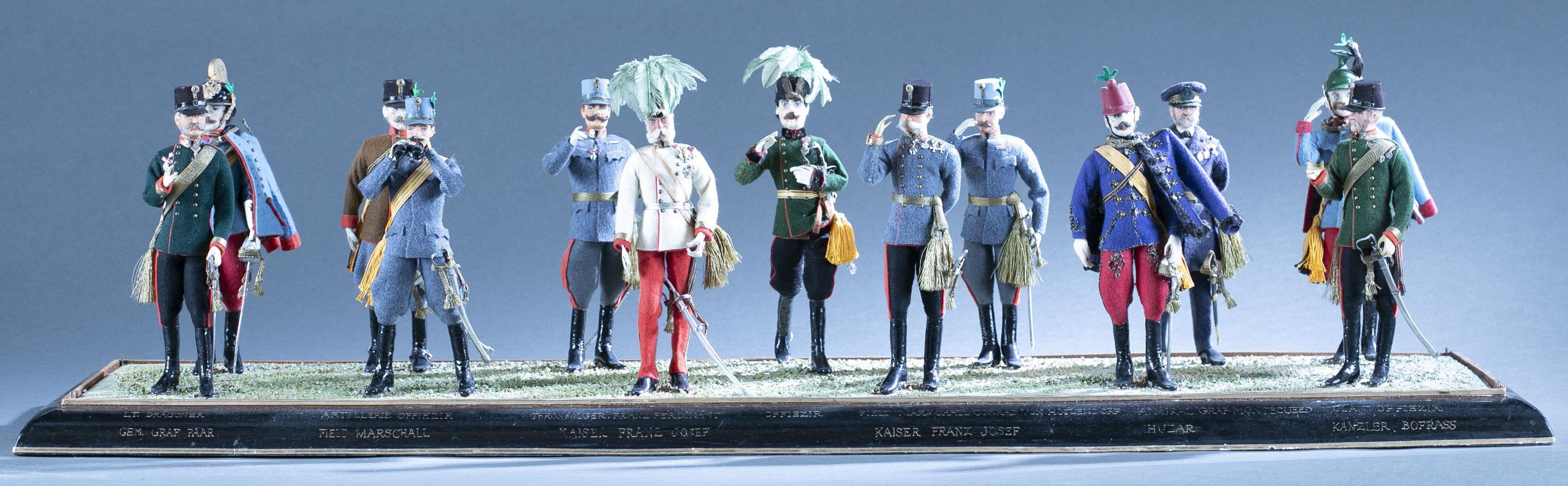 13 K.U.K. Austrian Military Krauhs Figurines