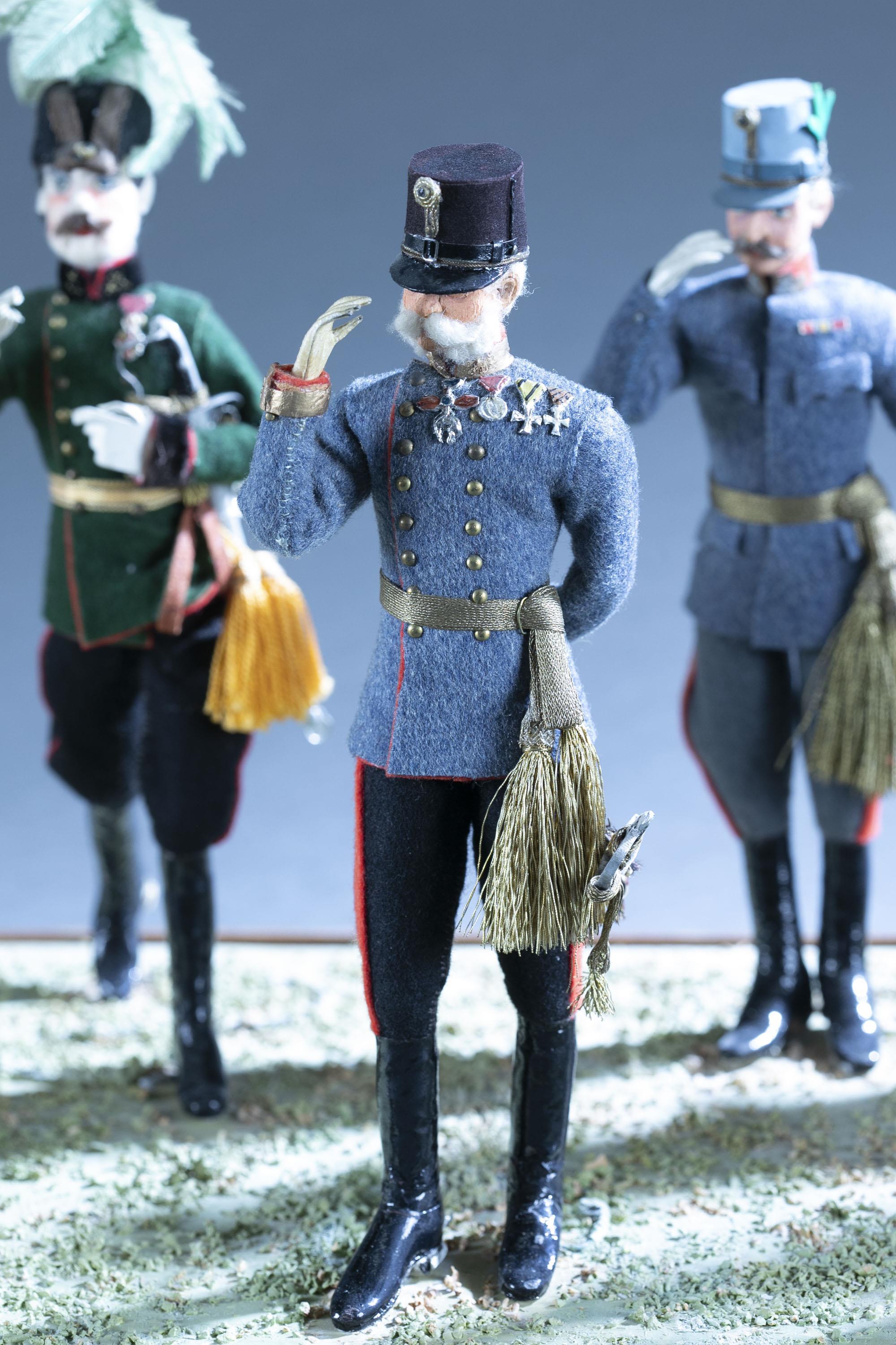 13 K.U.K. Austrian Military Krauhs Figurines