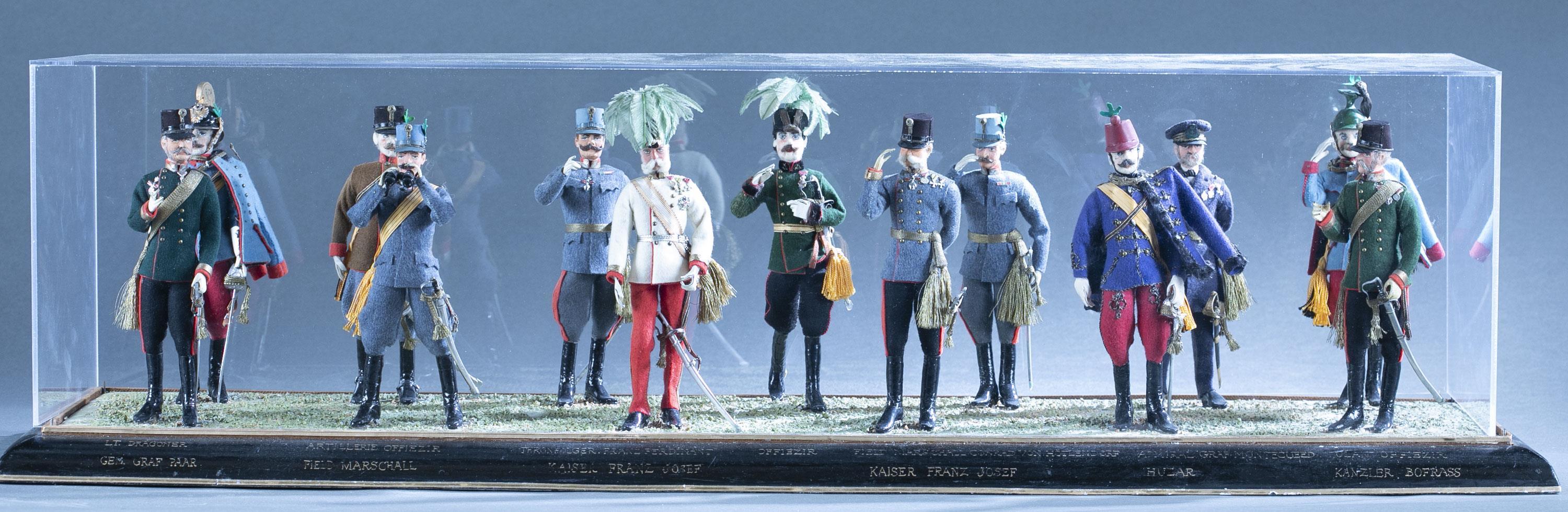 13 K.U.K. Austrian Military Krauhs Figurines