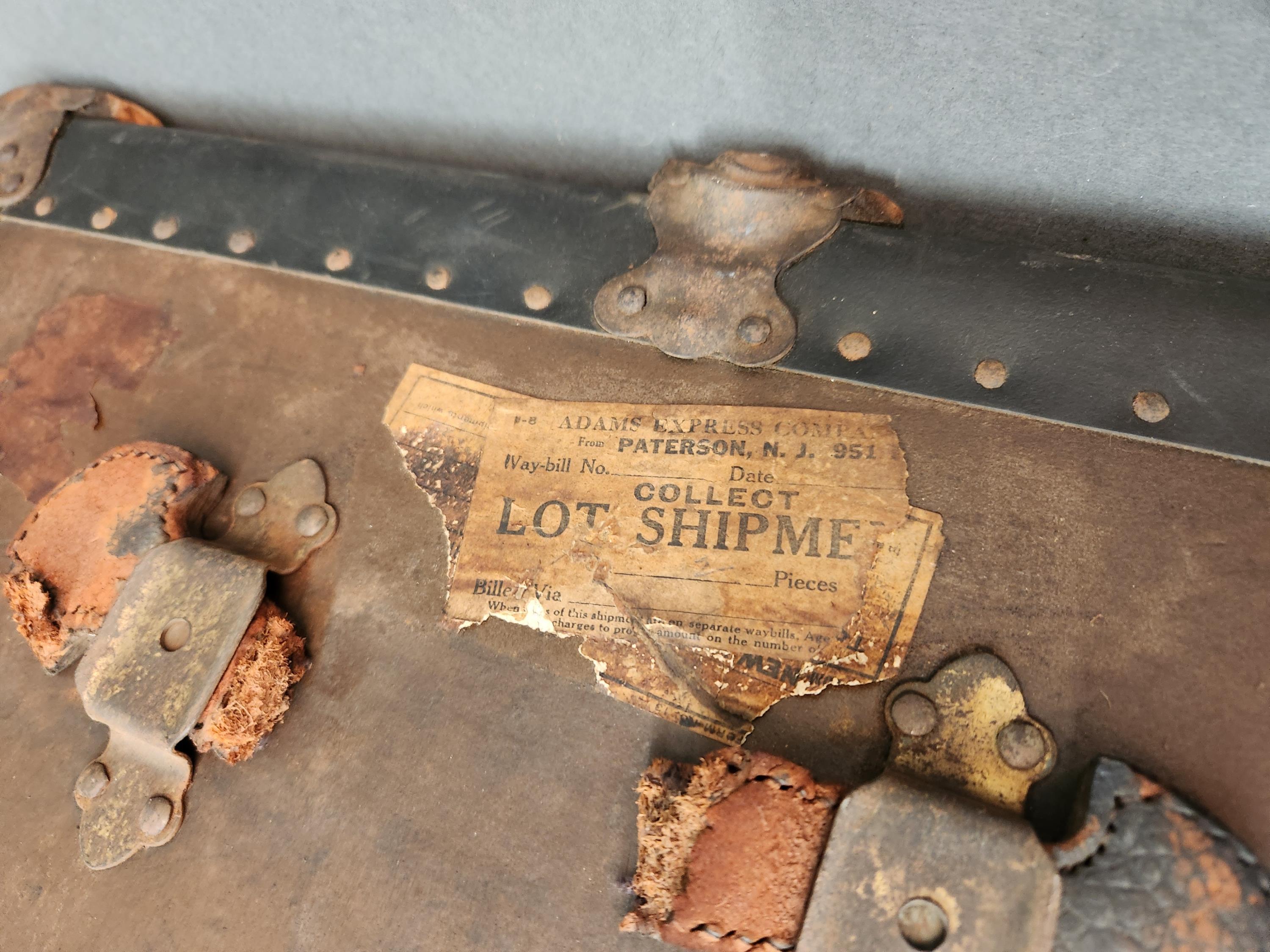 Spanish American War steamer trunk