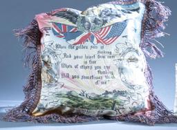 WW1 Sweetheart pillow case and hanky case