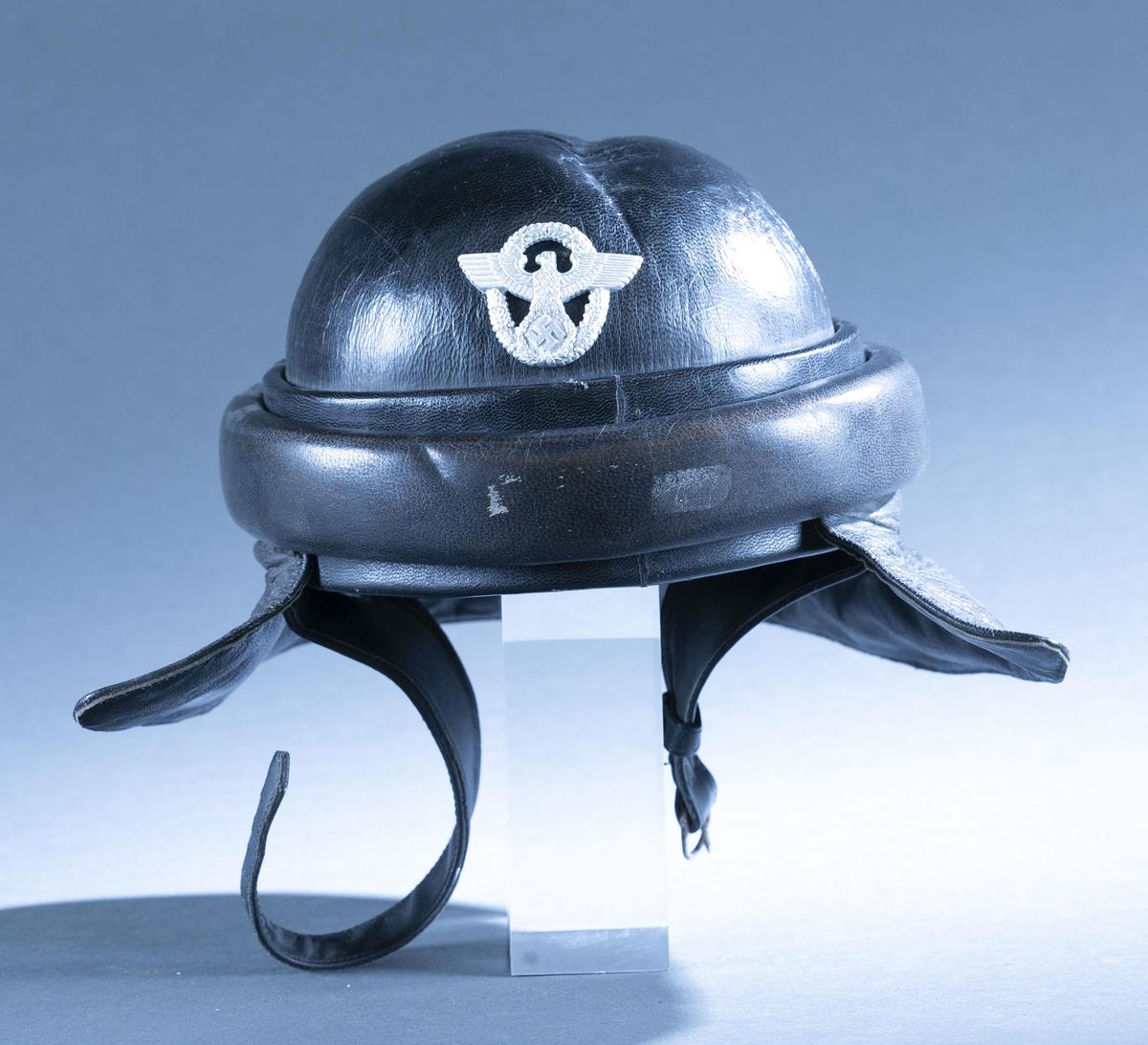 WWII German NSKK motorcycle helmet