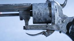 Belgian pinfire revolver. 7mm