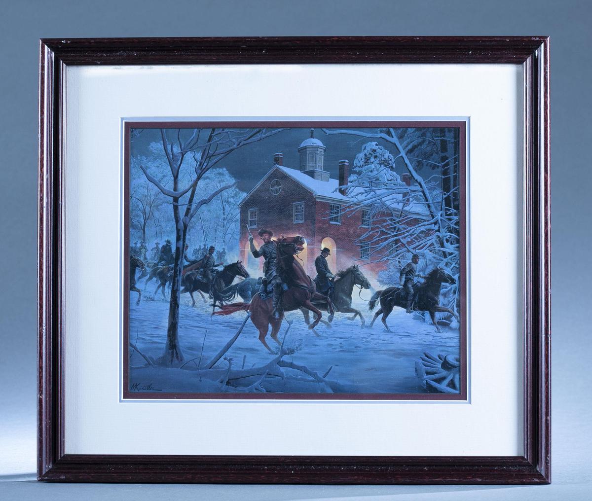 Mort Kunstler "The Fairfax Raid" giclee