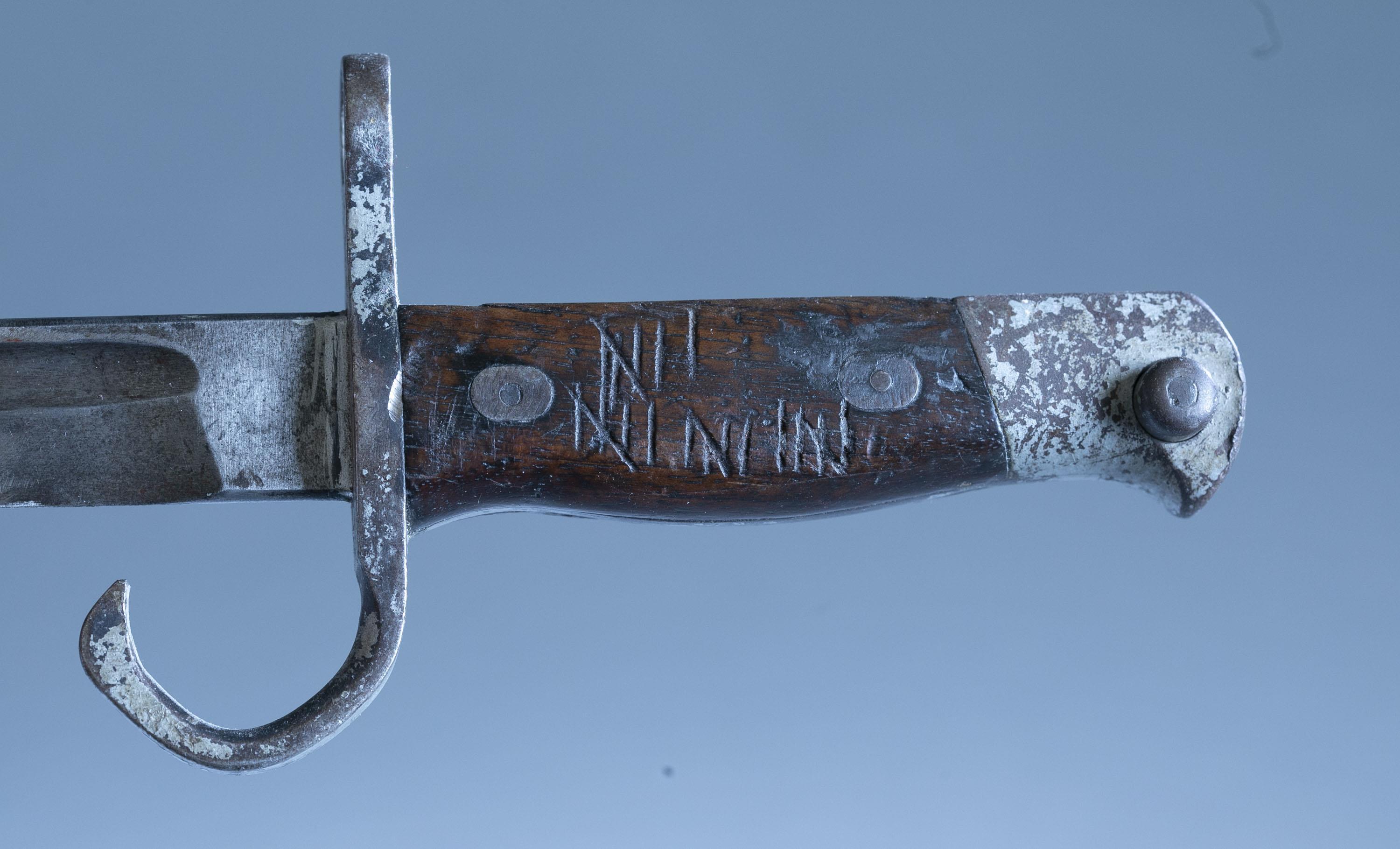 Japanese Type 30 bayonet with scabbard.