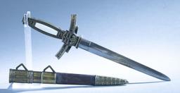 WWII Hungary air force dagger with scabbard