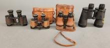 4 WW1 to WWII U.S. military binoculars