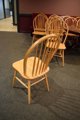 Lot of 4 Wooden Chairs