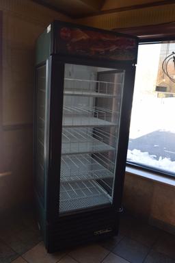 True Glass Door Display Refrigerator