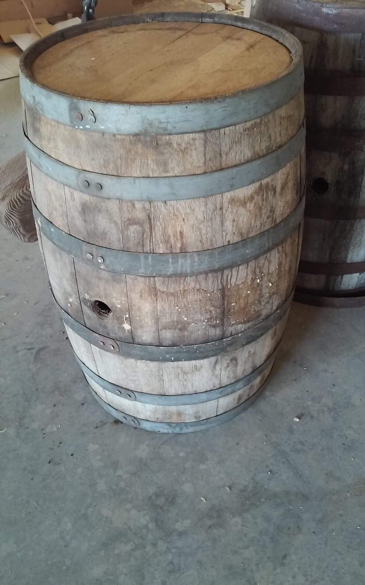 WOODEN WHISKY BARREL