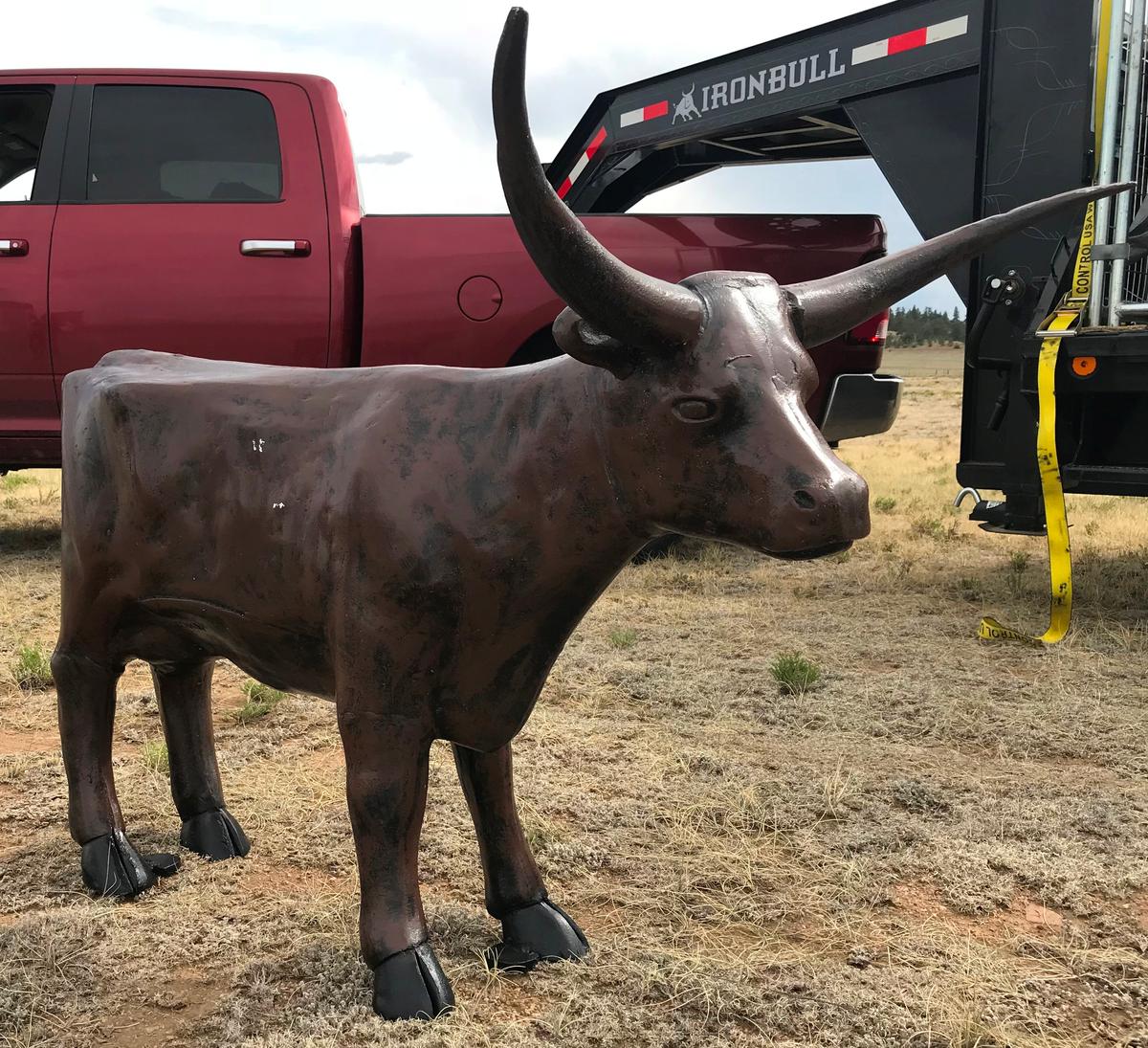 LONGHORN STATUE