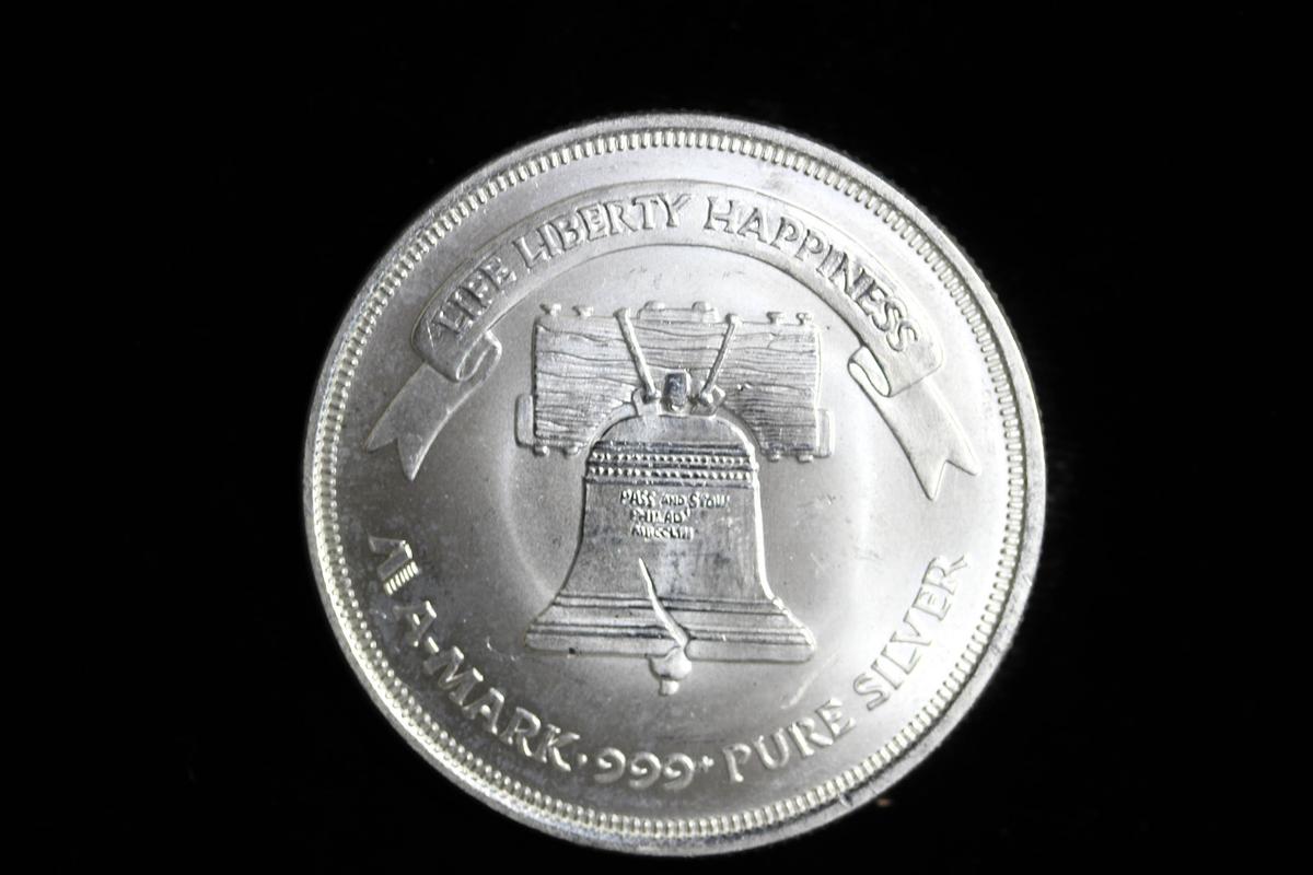 1OZ .999 FINE SILVER ROUND (LIBERTY SILVER)