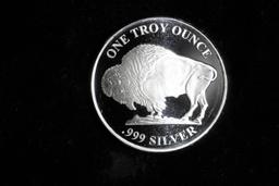 1OZ .999 FINE SILVER ROUND (RMC BUFFALO)