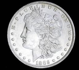 1882 O/S SILVER MORGAN DOLLAR COIN GRADE GEM MS BU UNC COIN!!!