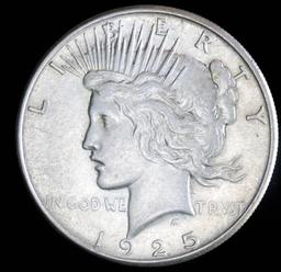 1925 SILVER PEACE DOLLAR COIN NICE HIGH GRADE COIN!!!!