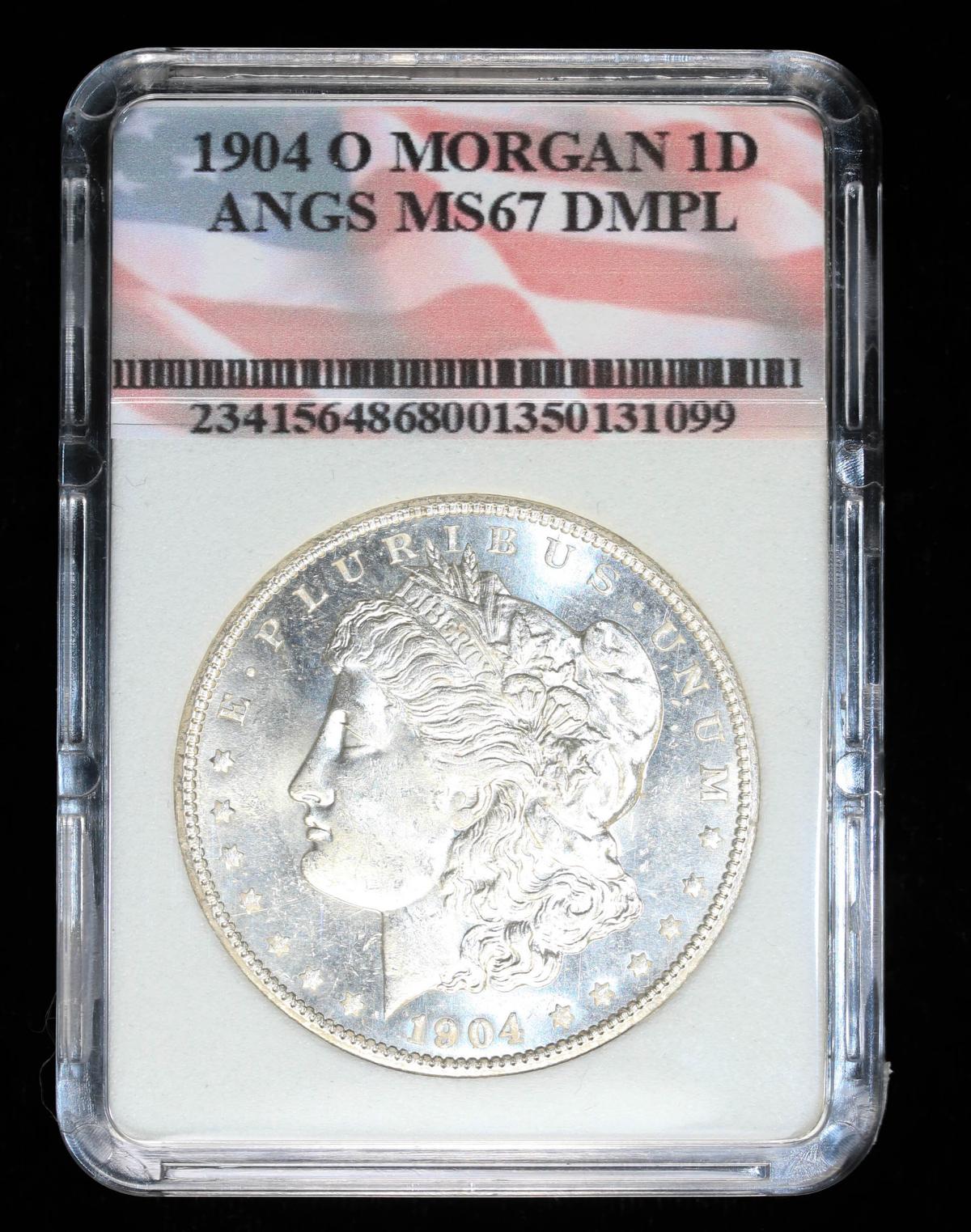 1904 O SILVER MORGAN DOLLAR COIN GRADE GEM MS BU UNC MS++++ DMPL