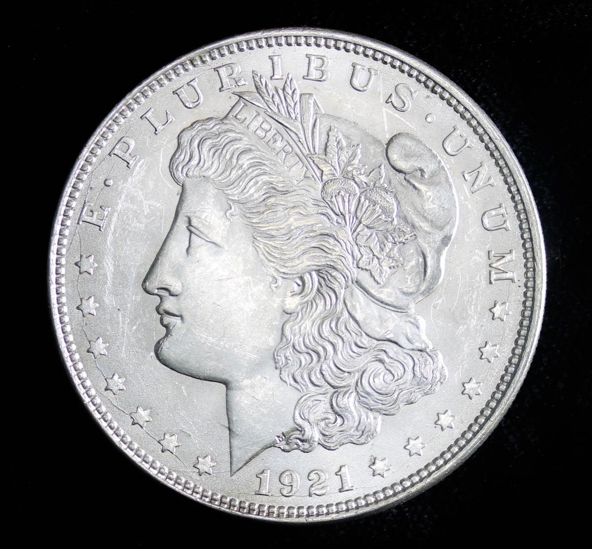 1921 SILVER MORGAN DOLLAR COIN GRADE GEM MS BU UNC MS++++ COIN!!