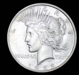 1923 SILVER PEACE DOLLAR COIN NICE GRADE GEM MS BU UNC MS++++ COIN!!