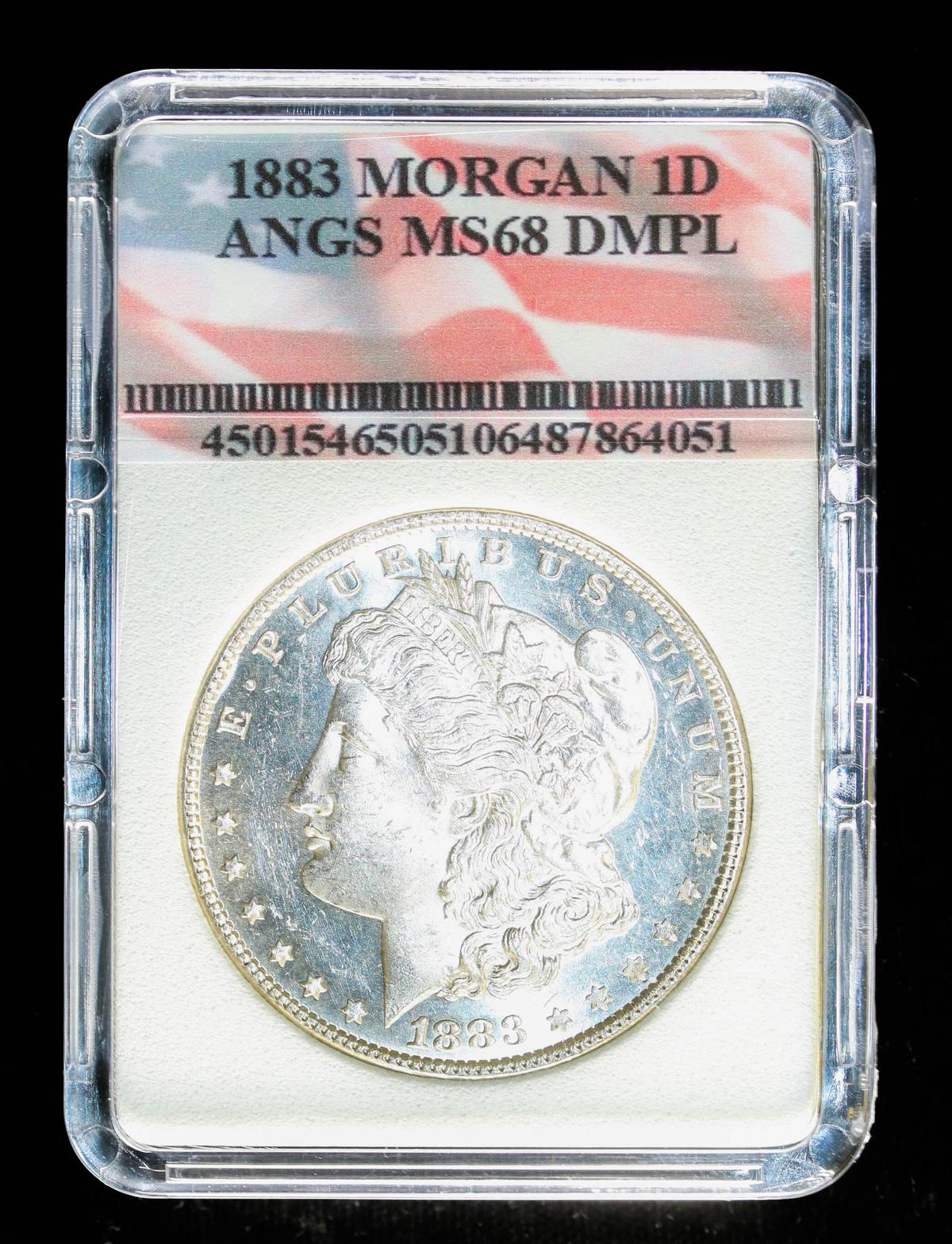 1883 SILVER MORGAN DOLLAR COIN GRADE GEM MS BU UNC DMPL!!!