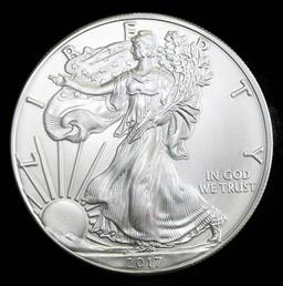 2017 1OZ .999 FINE SILVER AMERICAN EAGLE