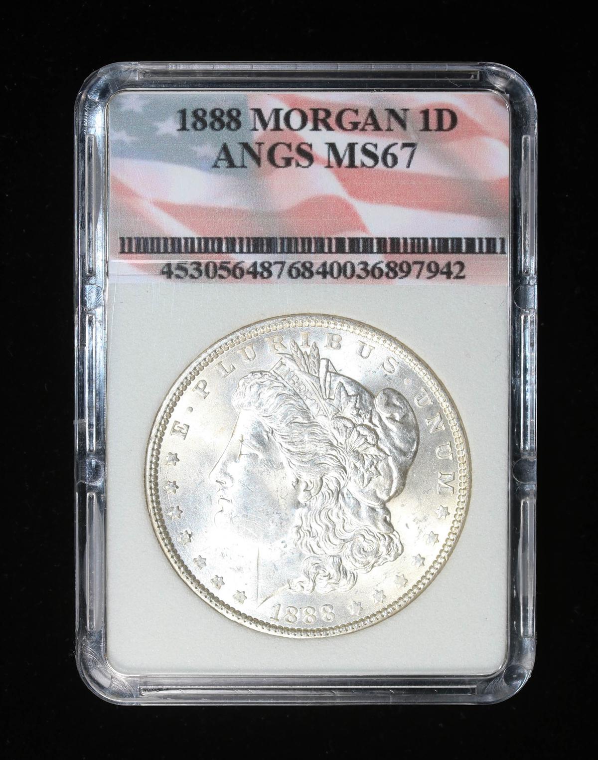 1888 SILVER MORGAN DOLLAR COIN GRADE GEM MS BU UNC MS++++ COIN!!!!