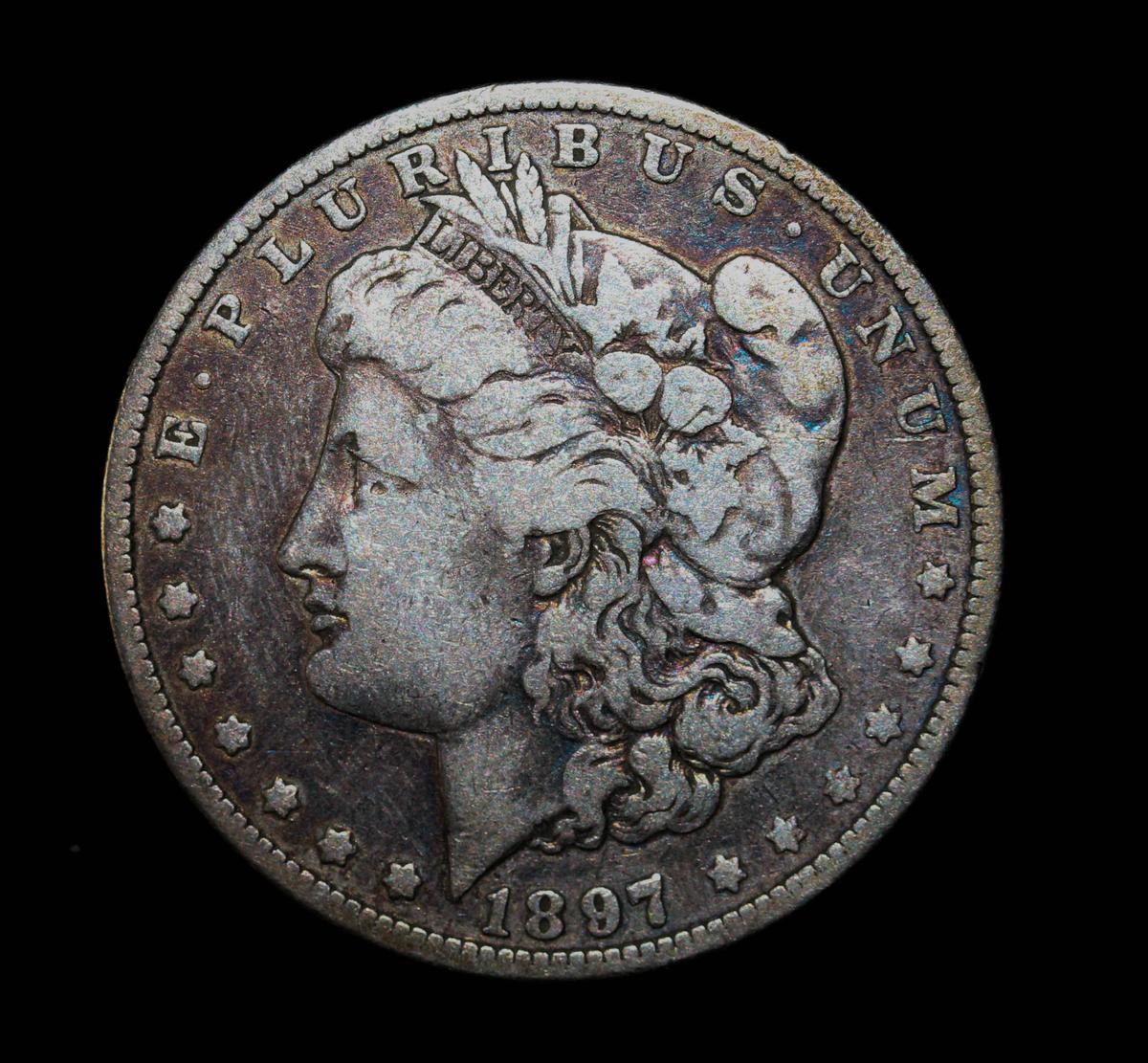 1897 O MORGAN SILVER DOLLAR COIN