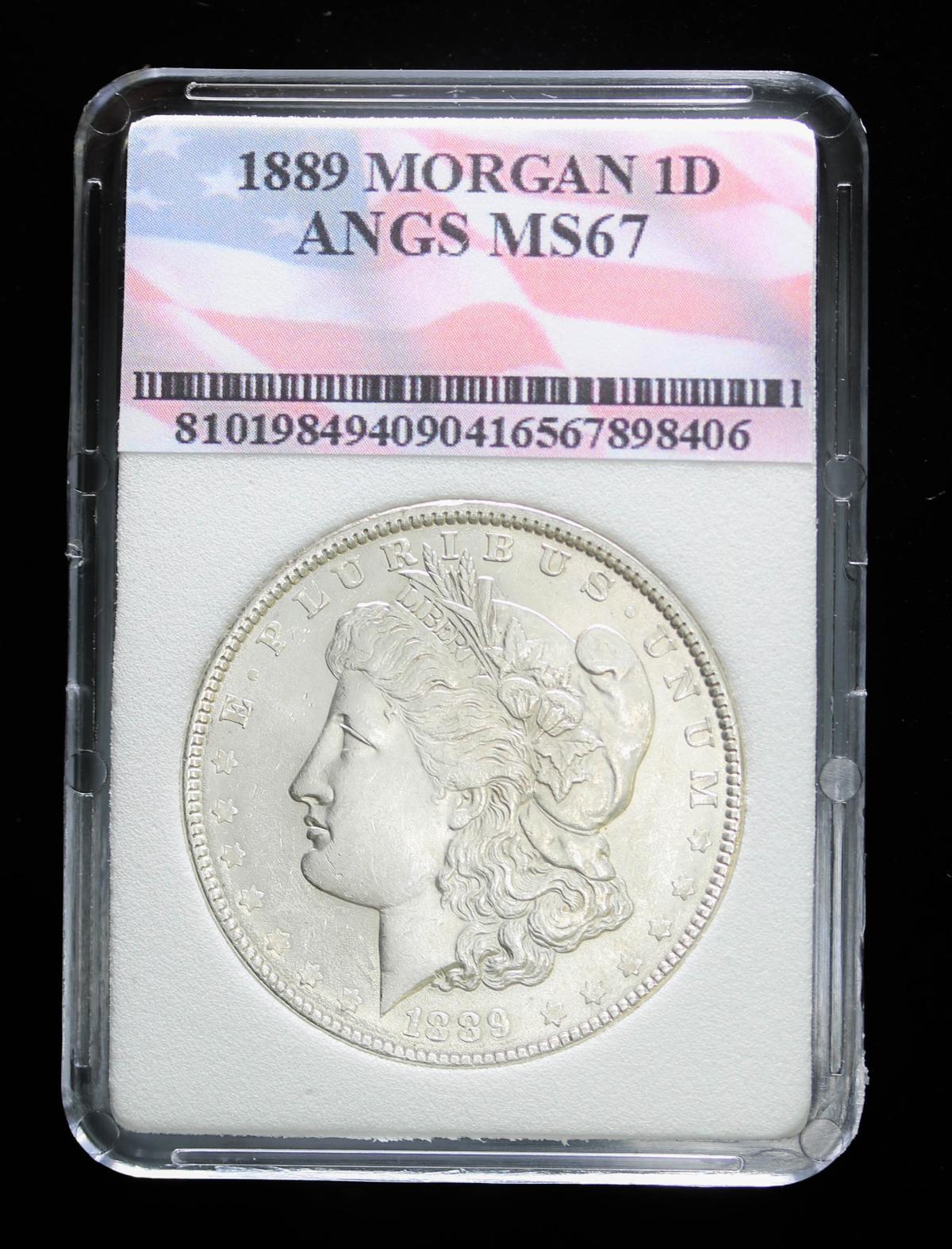 1889 SILVER MORGAN DOLLAR COIN GRADE GEM MS BU UNC MS++++ COIN!!!