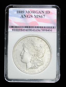 1889 SILVER MORGAN DOLLAR COIN GRADE GEM MS BU UNC MS++++ COIN!!!