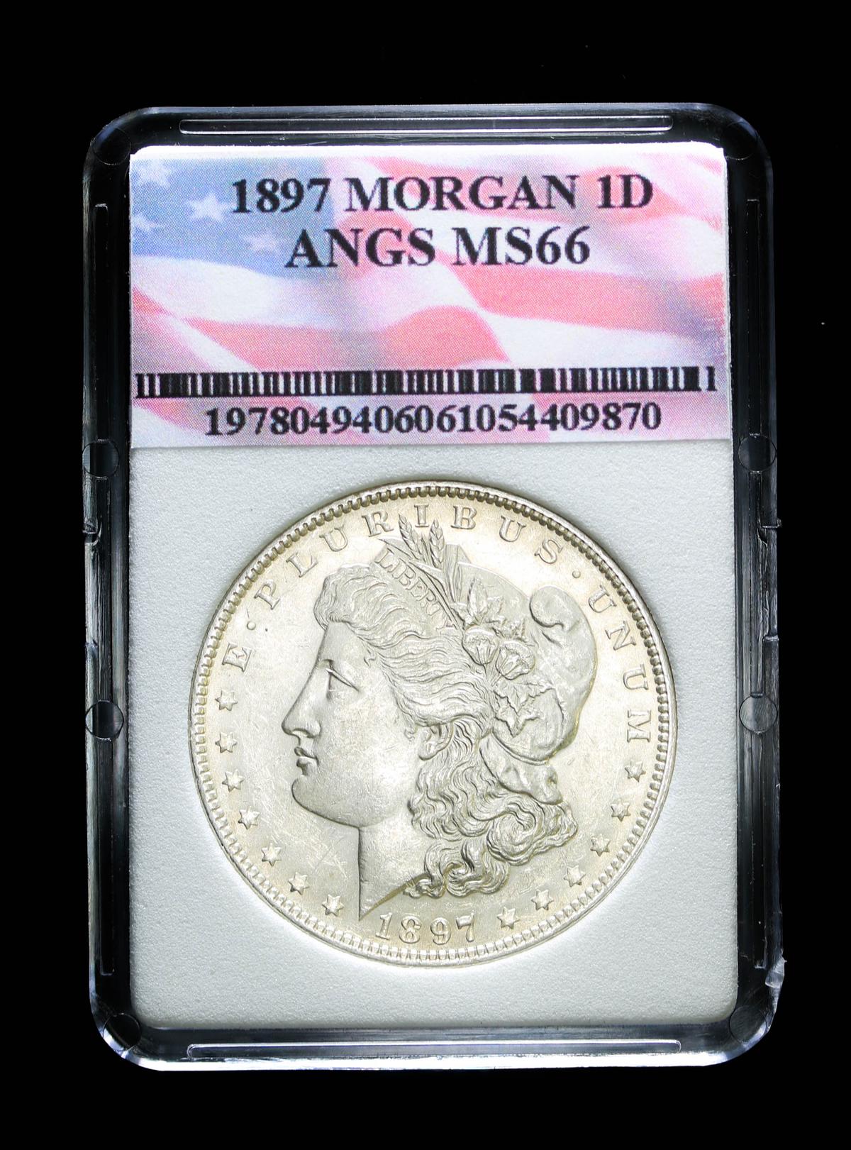 1897 SILVER MORGAN DOLLAR COIN GRADE GEM MS BU UNC MS++++ COIN!!!!