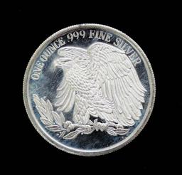 1oz .999 FINE SILVER ROUND (LIBERTY)