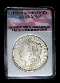 1921 S SILVER MORGAN DOLLAR COIN GRADE GEM MS BU UNC MS++++ COIN!!!!