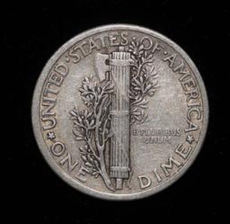 1916 MERCURY SILVER DIME COIN