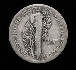 1917 MERCURY SILVER DIME COIN